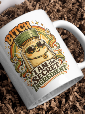 Secret Ingredient Jar Humor Mug