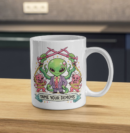 Tame Your Demons Mug – Motivational Alien Design