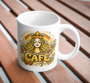Coffee Queen Mug – Royal Café Lover Design