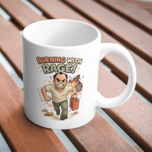 Burning With Rage – Fuel Run Mug