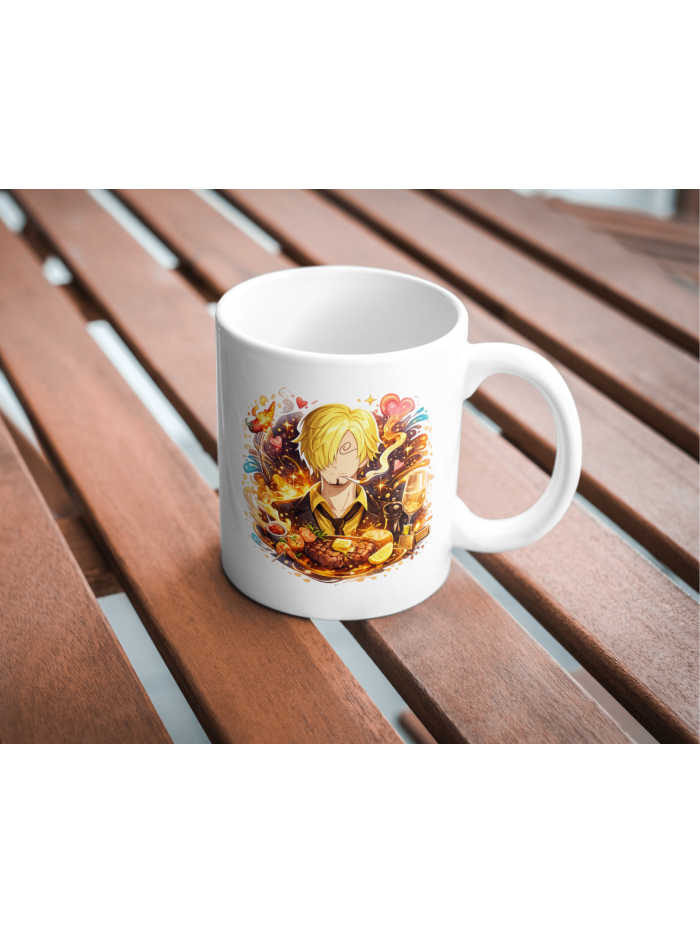 Romantic Anime Chef Gentleman Ceramic Coffee Mug