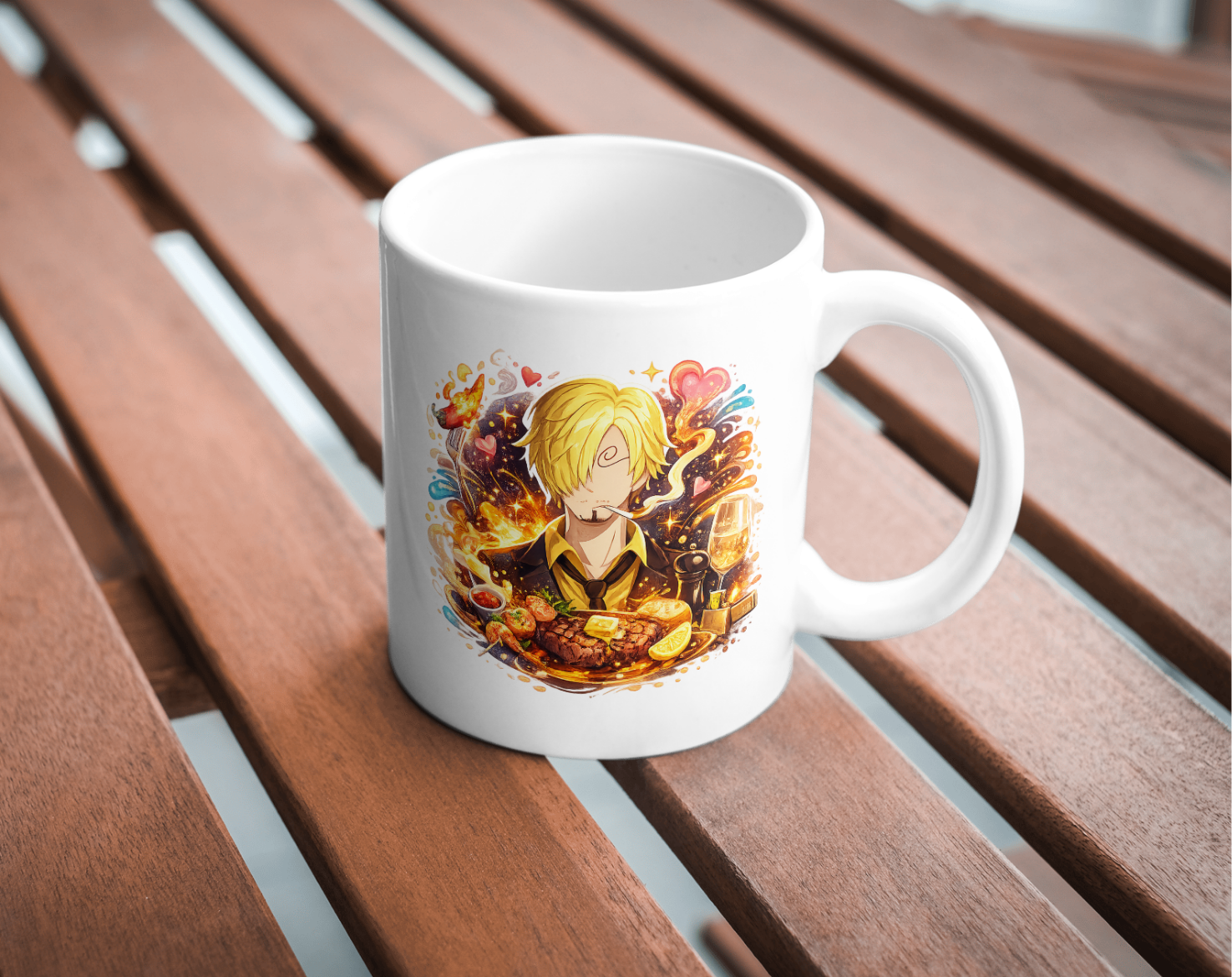 Romantic Anime Chef Gentleman Ceramic Coffee Mug