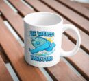 Be Weird Have Fun Funny Fish Body Mug