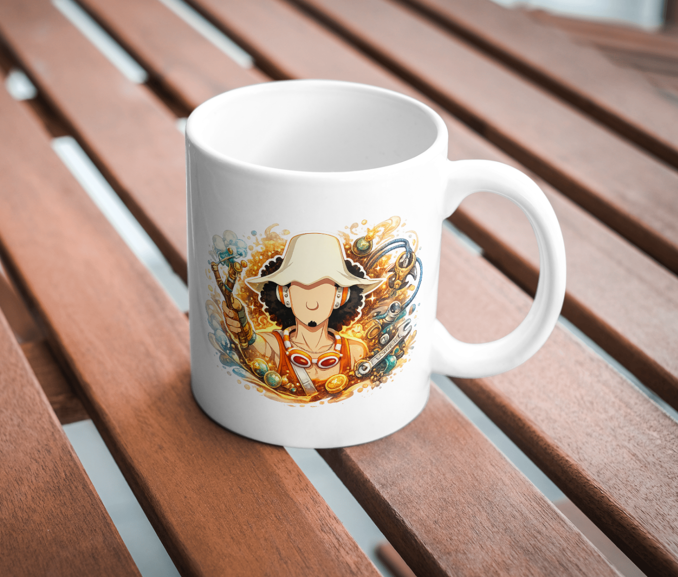 Creative Anime Engineer Ceramic Coffee Mug - Image 3