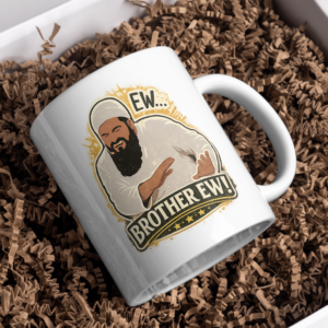 Brother Ew Funny Reaction Mug – Meme Style Humor Cup