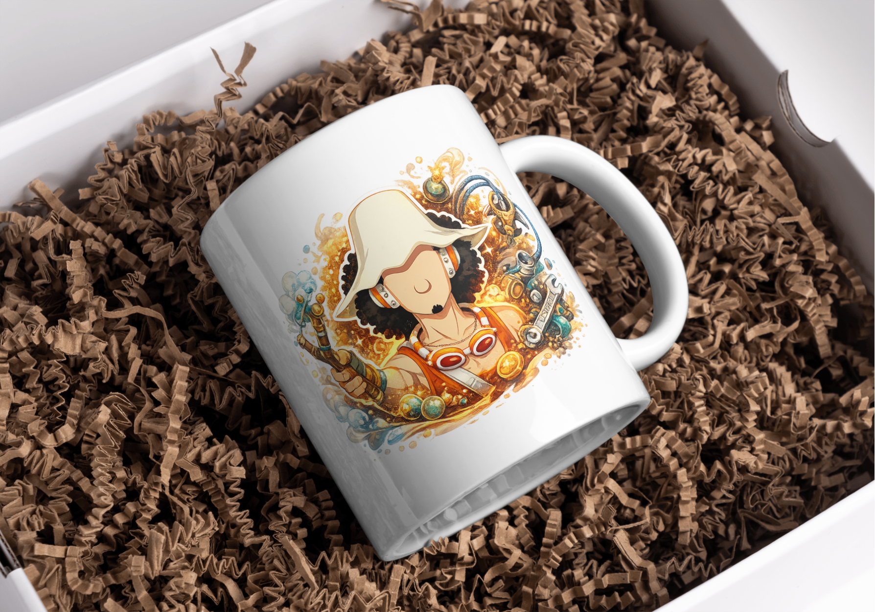 Creative Anime Engineer Ceramic Coffee Mug - Image 2
