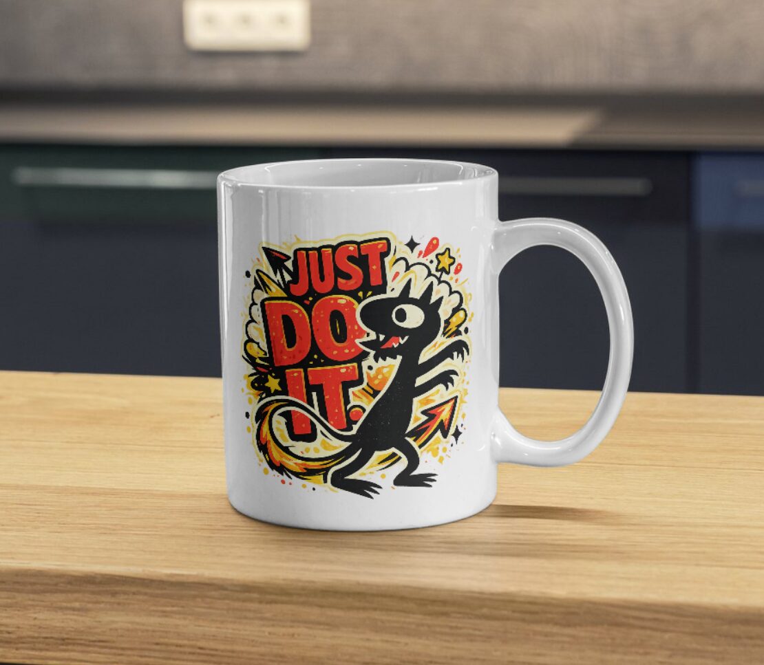 Just Do It Funny Devil Attitude Mug