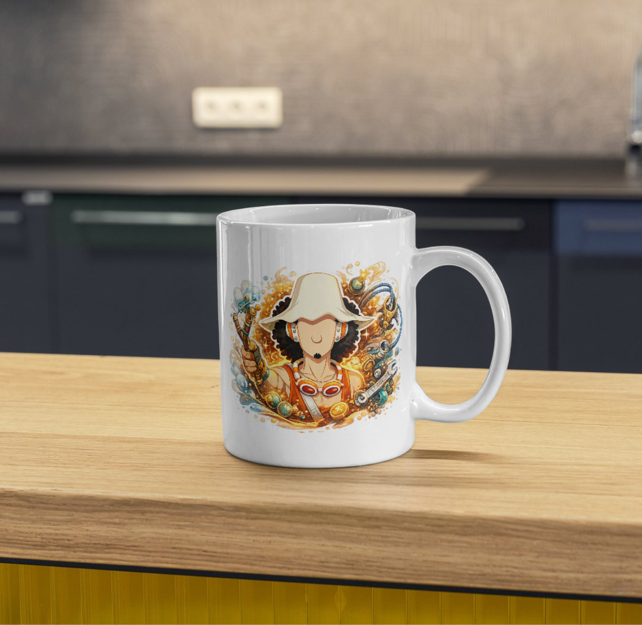 Creative Anime Engineer Ceramic Coffee Mug