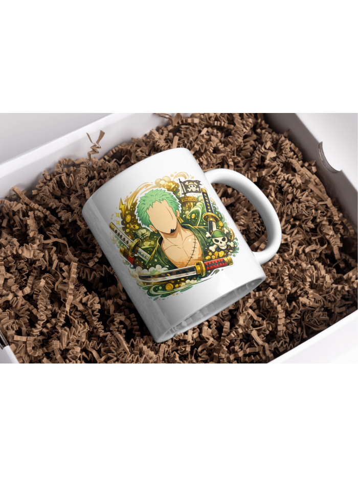 Anime Swordmaster Warrior Ceramic Coffee Mug