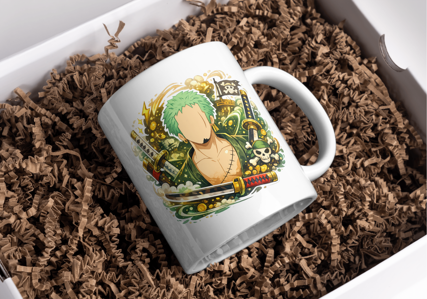 Anime Swordmaster Warrior Ceramic Coffee Mug