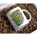 Anti Sam GPT Club Mug – Bold AI Parody Humor Coffee Cup, Green Explosive Tech Satire Ceramic Mug