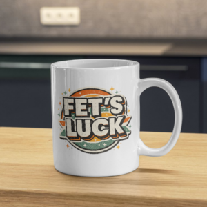 Fett’s Luck Retro Space Hunter Style Mug
