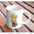 Super Saiyan Football Hero Mug – Anime Sports Warrior