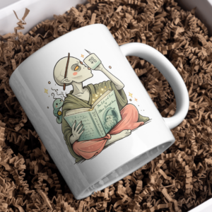 Mystic Reader – Fantasy Book & Tea Mug
