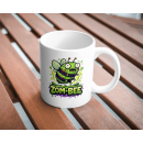 Zom‑Bee Funny Horror Mug – Cute Zombie Bee Design
