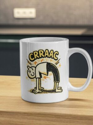 Crraag Spine Crack Cartoon Mug