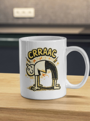 Crraag Spine Crack Cartoon Mug
