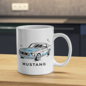 Classic Mustang Muscle Car Mug – Vintage Speed Design