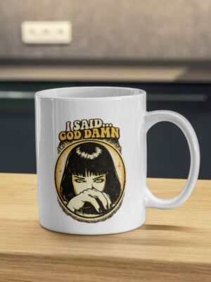 I Said God Damn Vintage Attitude Mug
