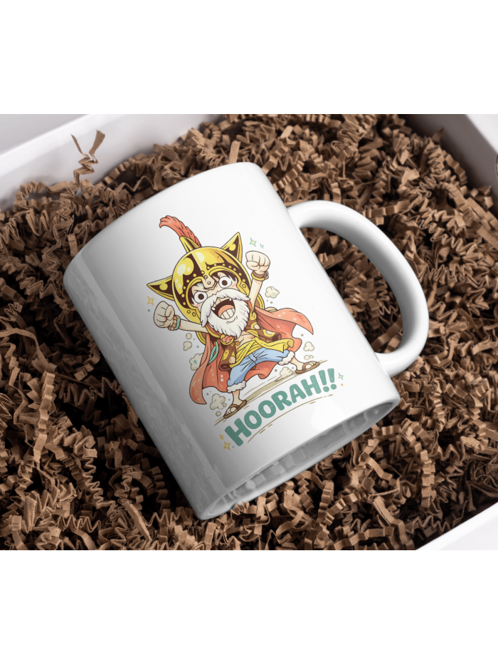 Hoorah Viking Warrior Mug – Norse Celebration Coffee Cup