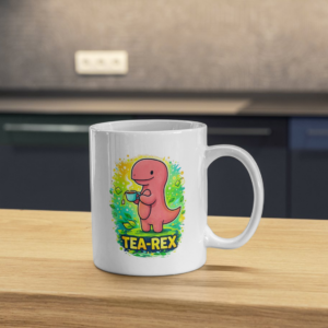 Tea‑Rex Funny Dinosaur Mug – Cute Tea Lover Gift