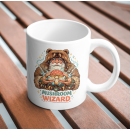 Mushroom Wizard Shaman Mug – Fantasy Psychedelic Coffee Cup
