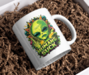 Humans Suck Alien Graphic Mug