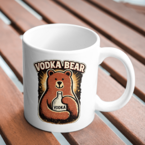 Vodka Bear Retro Party Mug