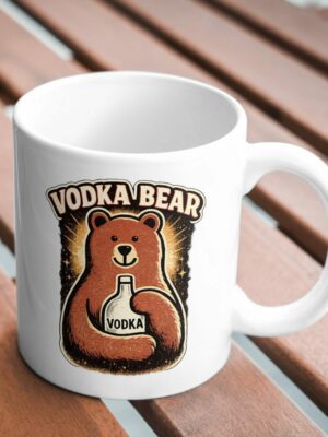 Vodka Bear Retro Party Mug