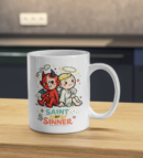 Saint or Sinner Mug – Angel Devil Cute Coffee Cup