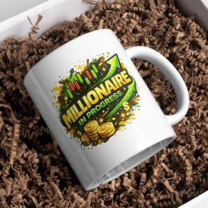 Millionaire In Progress Trading Ceramic Coffee Mug