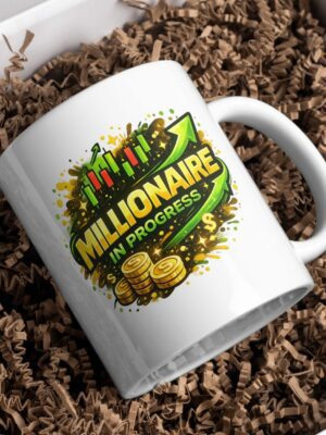 Millionaire In Progress Trading Ceramic Coffee Mug