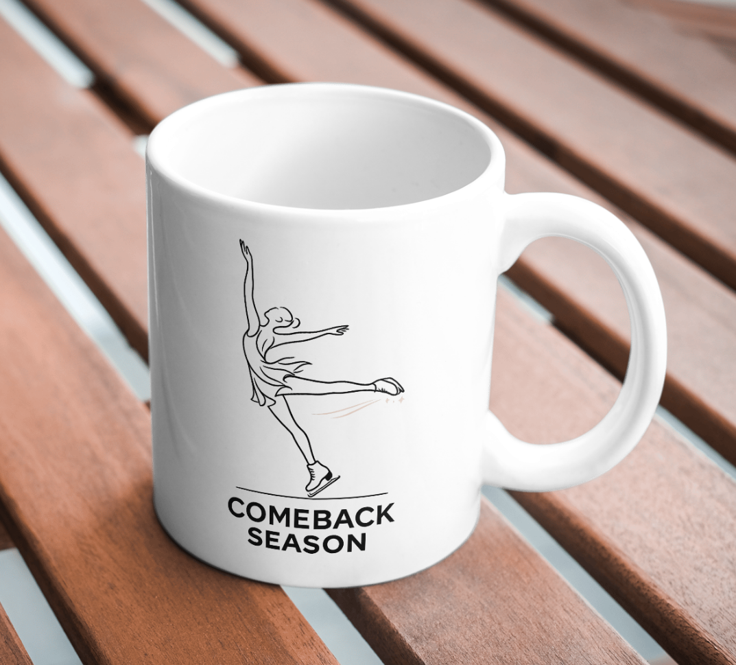 Comeback Season Alysa Liu Inspired Minimalist Skater Mug - Image 5