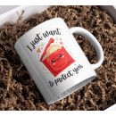 I Just Want to Protect You Mug – Cute Kawaii Condom Humor Cup