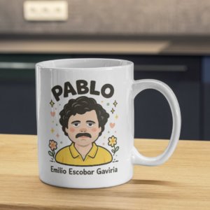 Pablo Retro Portrait Mug – Vintage Icon Illustration
