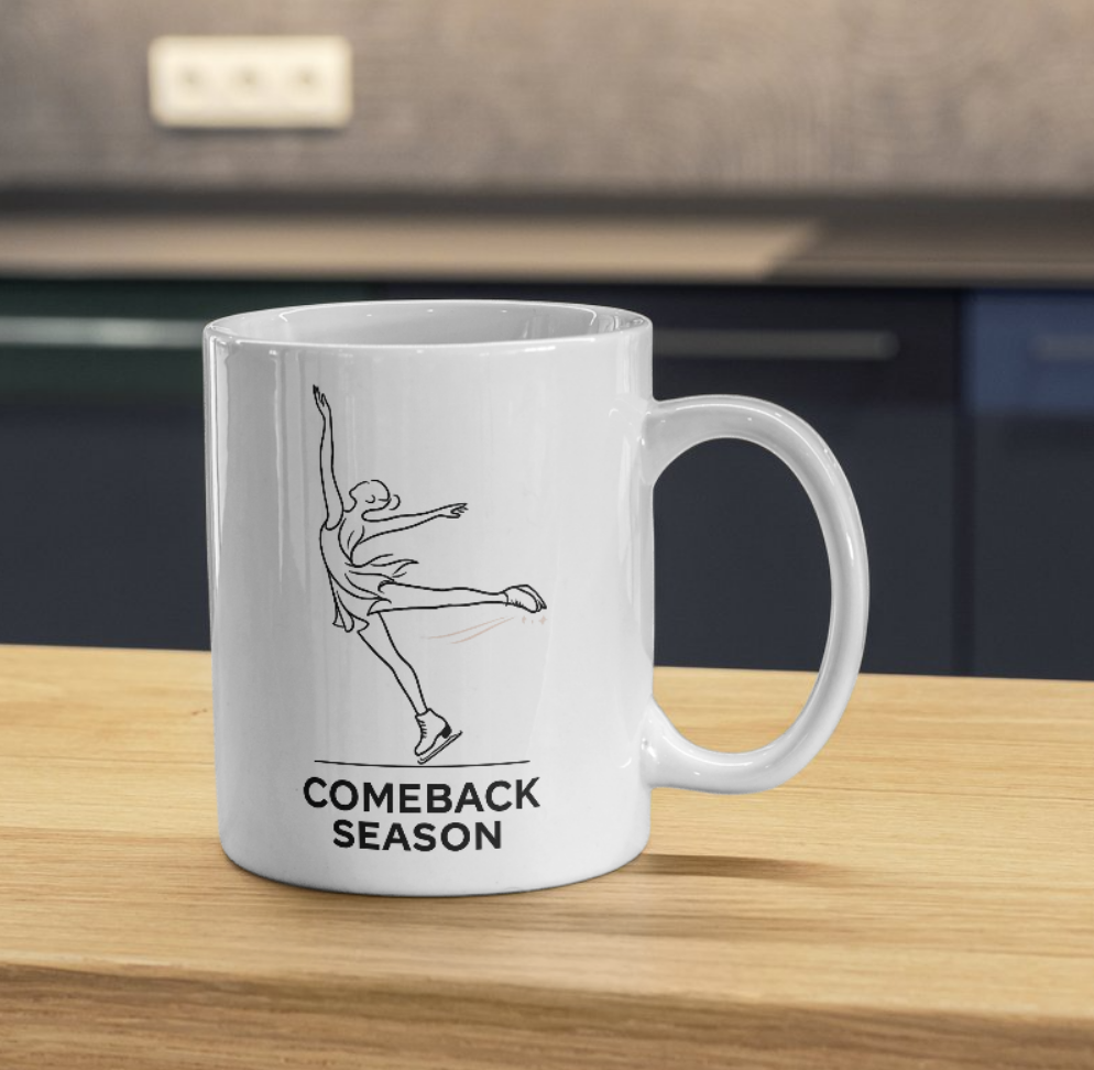 Comeback Season Alysa Liu Inspired Minimalist Skater Mug - Image 3