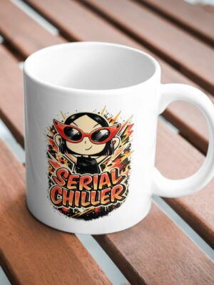 Serial Chiller Mug – Cute Rebel Girl Design