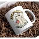 Everything Will Be Fine Mug – Cute Ghost Comfort Coffee Cup