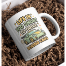 Life Is Too Short To Drive Boring Cars Mug – Sports Car Lover Cup