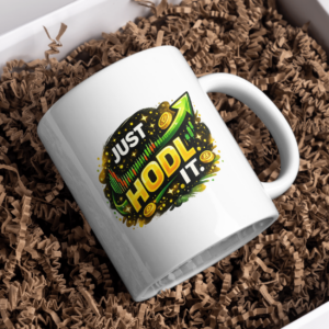 Just HODL It Crypto Trading Ceramic Mug