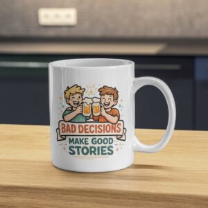 Bad Decisions Make Good Stories Beer Humor Mug