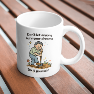 Don’t Let Anyone Bury Your Dreams Mug – Hustle Motivation Design