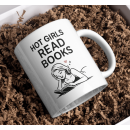 Hot Girls Read Books Mug – Book Lover Aesthetic Design