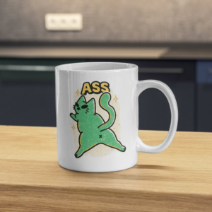 Sassy Cat Mug – Playful Bold Graphic Design
