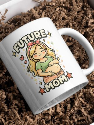 Future Mom Cute Pregnancy Mug – Baby Shower Gift Cup
