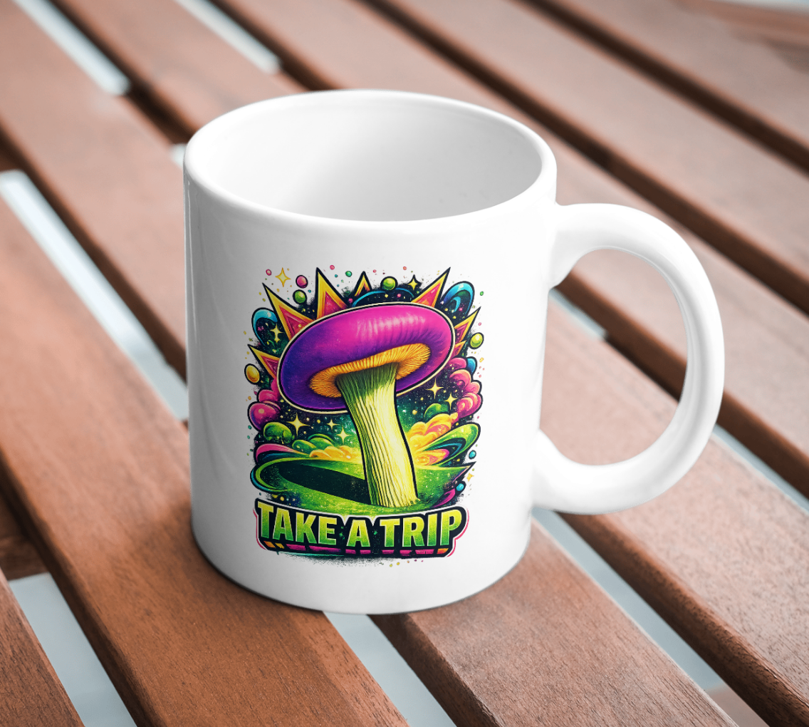 Take A Trip Psychedelic Mushroom Mug