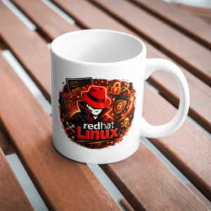Red Hat Linux Hacker Ceramic Coffee Mug