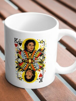King of Hearts Pop Star Mug – Iconic Card Art Design