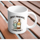 Best Friends Forever Mug – Cute Beer Bottle Buddy Design