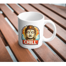 Chill Buddha Mug – Zen Coffee & Tea Cup